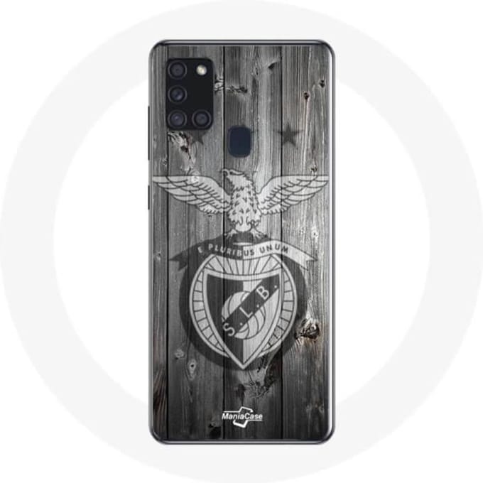 Coque - maniacase - Samsung Galaxy A21S - Souple - Protection - slb benfica noir