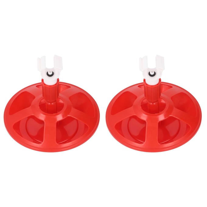 2 Stuks Automatische Kippendrinker PP G3/4 Kippendrinkbak Pluimvee Drinkbak voor Kuikens red