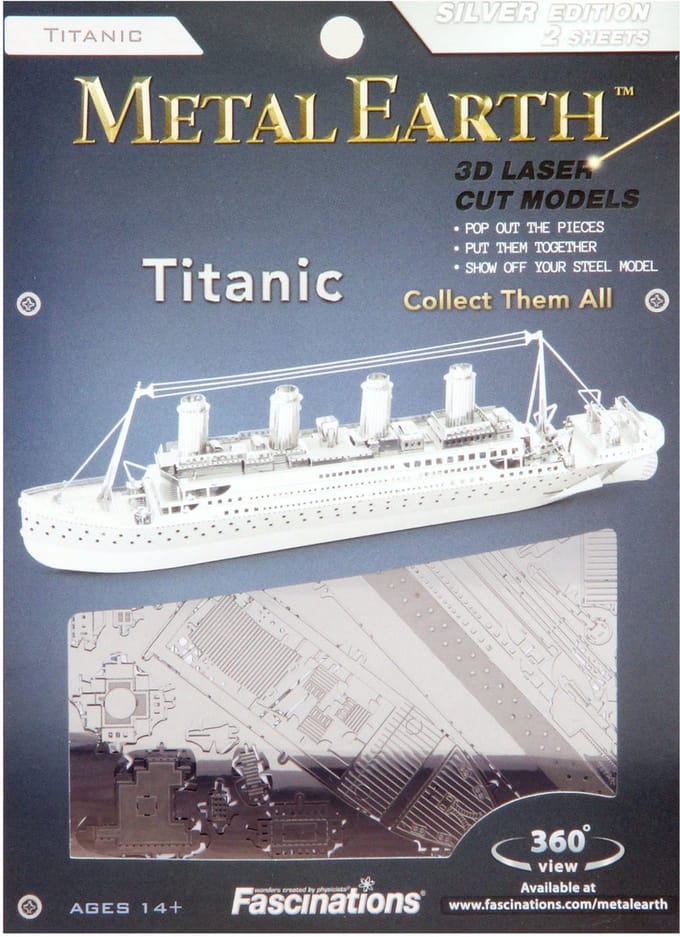 Metal Earth Modelbouw 3D Titanic - Metaal