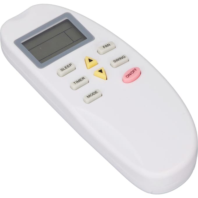 GYKQ 12E Télécommande de climatiseur Télécommande à piles pour remplacement gray