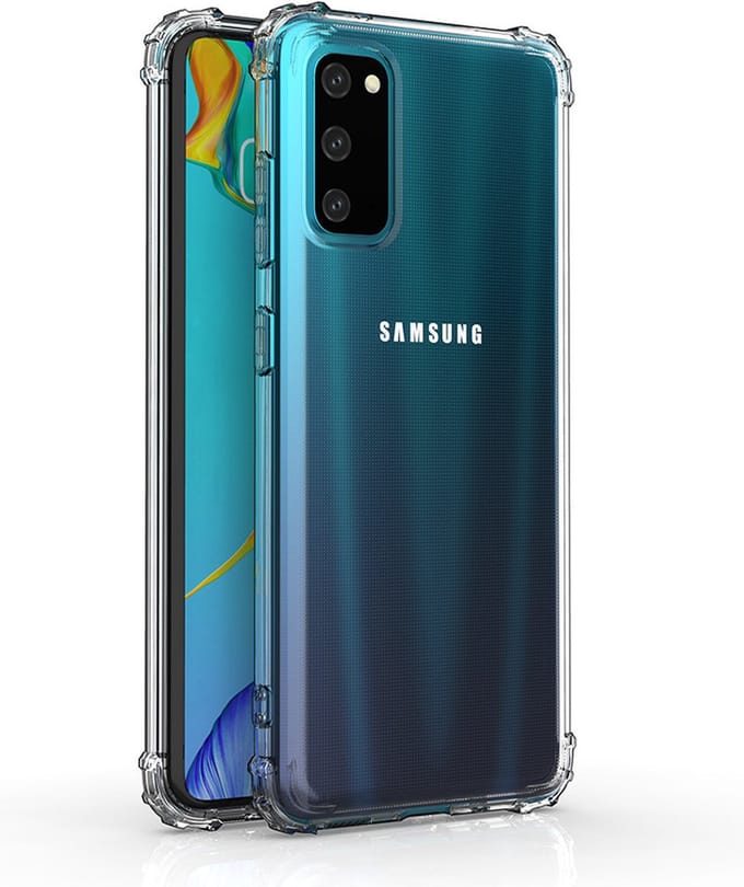 Lunso - Softcase hoes - Geschikt voor Samsung Galaxy S20 - Transparant