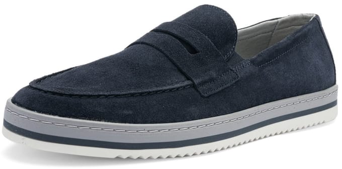 Ara art NIKO 11-20902 22 blauw suede hereninstapper maat 45