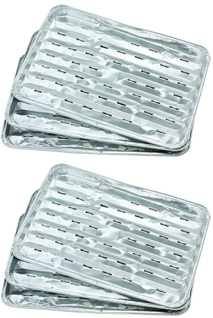 Set van 10 aluminium bakjes 34 x 23 cm Fackelmann Barbecue