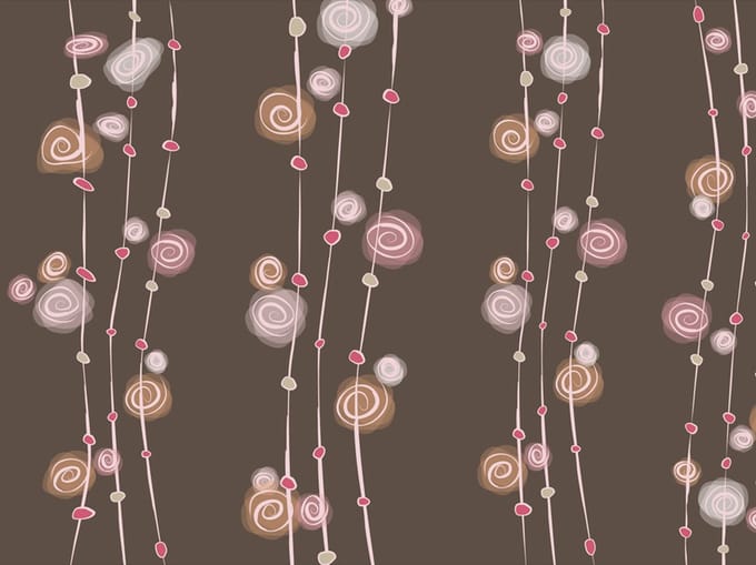 Fotobehang - design: abstractie - rozen.