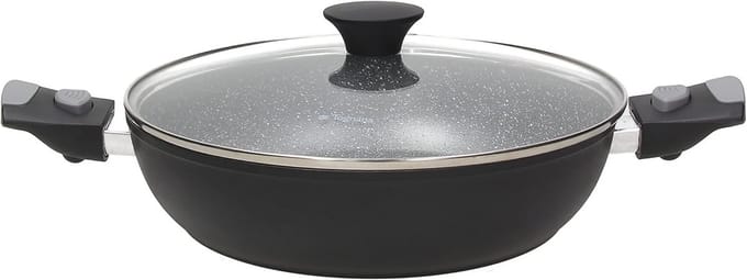 Ruimtebesparende Koekenpan 28cm met Deksel