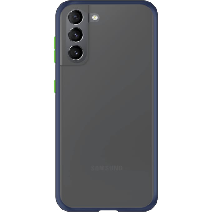 Samsung Galaxy S21 Plus Back Cover - Blauw/Transparant