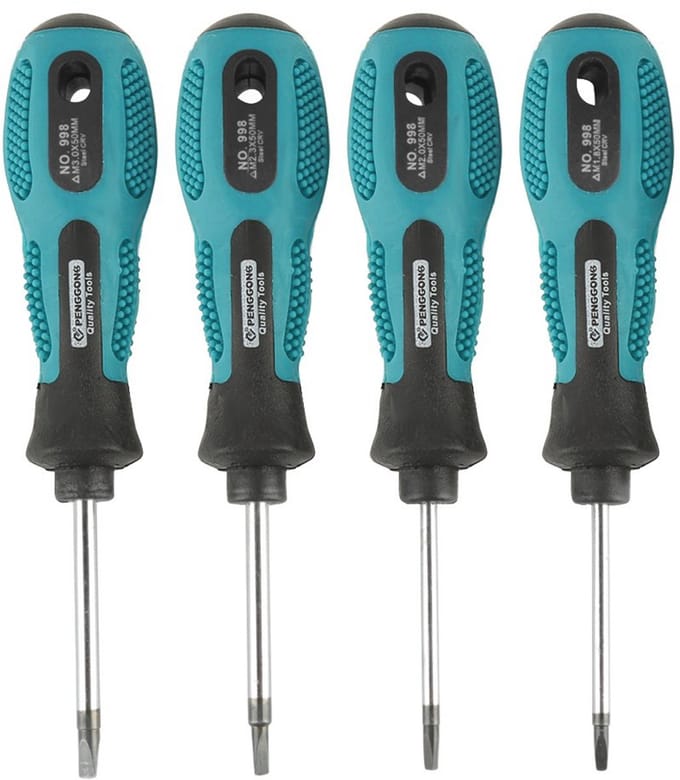 4-delige Triangel Schroevendraaierset met Magnetische Multifunctionele Handtools