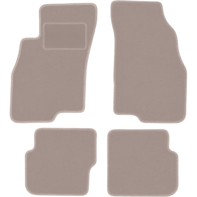Beige veloursmatten voor: Fiat Punto EVO hatchback (2998-2012)