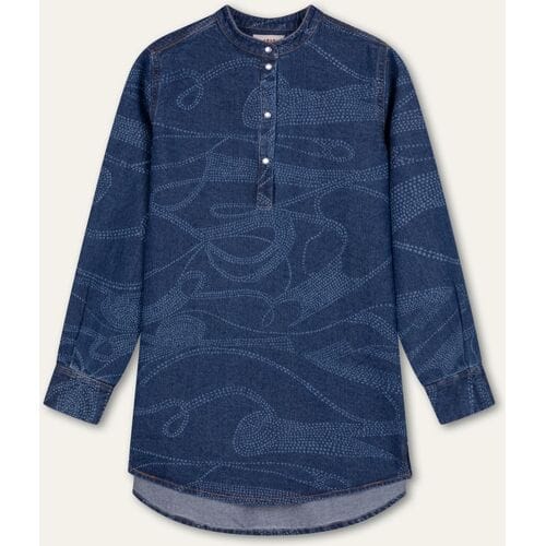 Oilily Berber Blouse- maat38 Blauw indigo