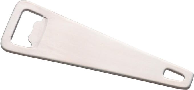 Flesopener, roestvrij staal, zilver, 14 cm