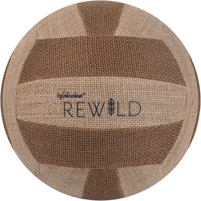 Waboba Volleybal Rewild 23,5 Cm Jute/rubber Bruin