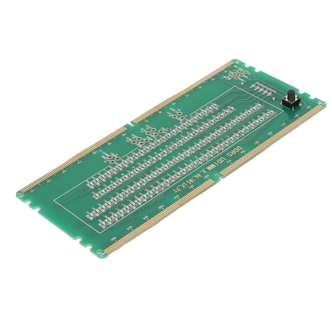 DDR5 Geheugentester Desktop DDR5 Geheugentester Moederbord Onderhoudstestkaart met Lichtgevend gray