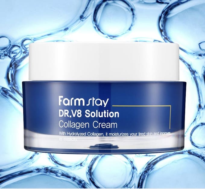 Farmstay - Dr.V8 Solution Cream - 5 Types Collagen