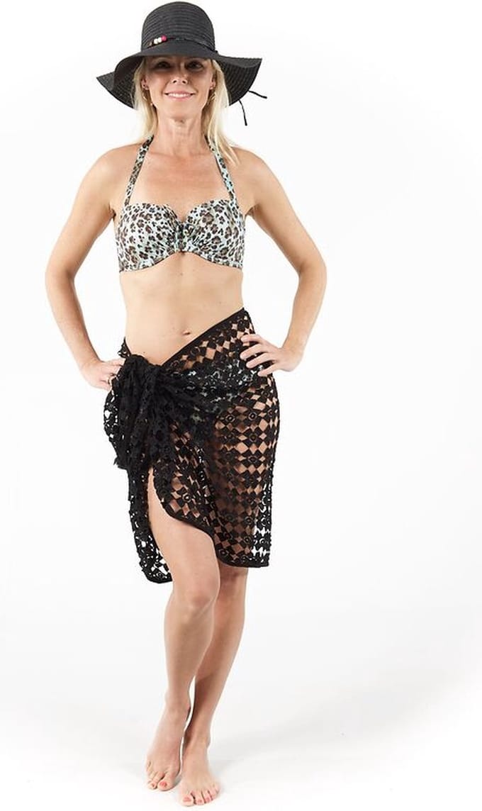 Donne del Sole - Pareo Coco - Omslagdoek - Zwart