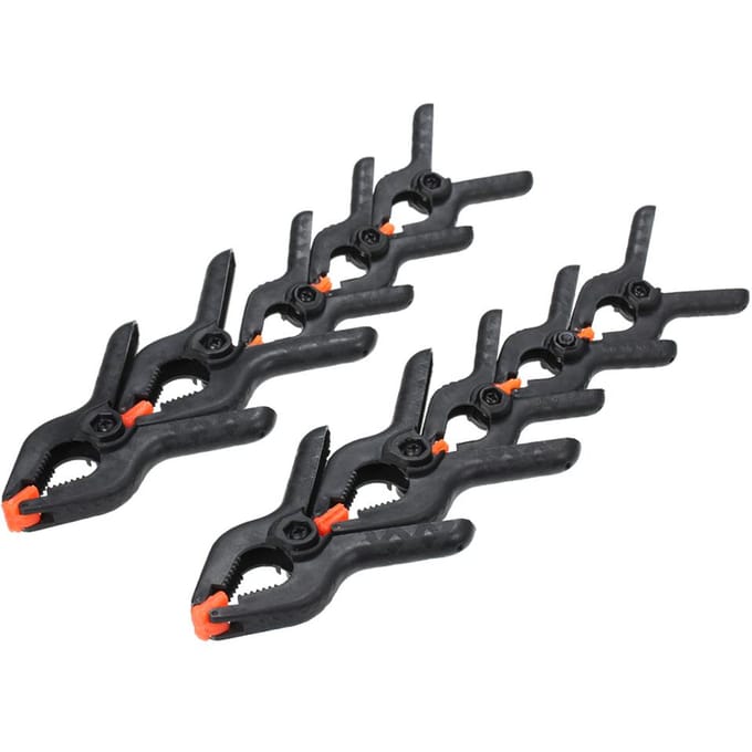 10 stuks plastic nylon tuimelschakelaar A-klem veerklemmen multifunctionele cliptips doe-het-zelf gereedschapsset voor gray