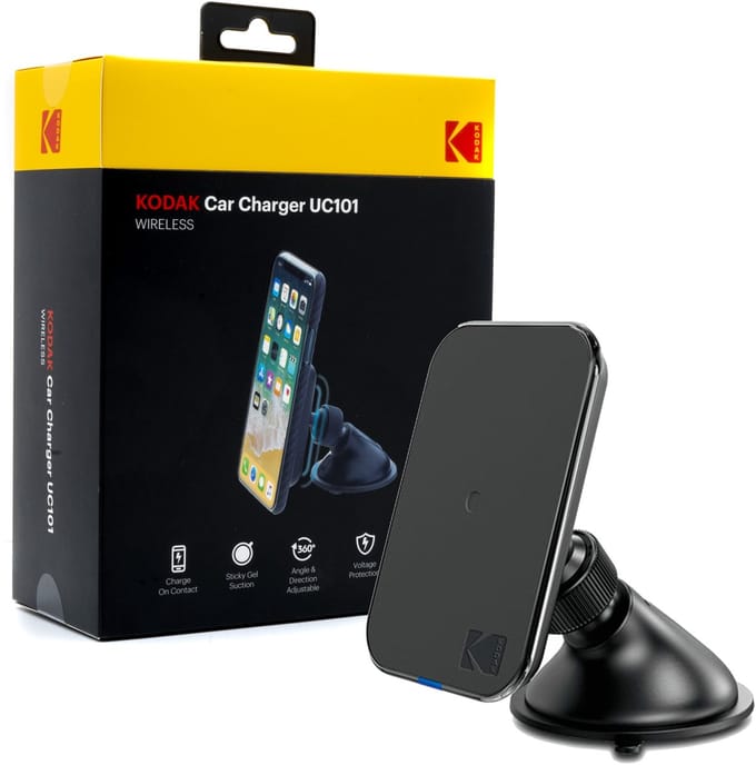 Kodak Autohouder Met Inductieve Oplader Voor Smartphone (Magnetisch)