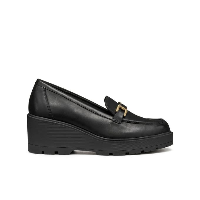 GEOX MIEREILLE DAMES Loafers - ZWART - Maat 38