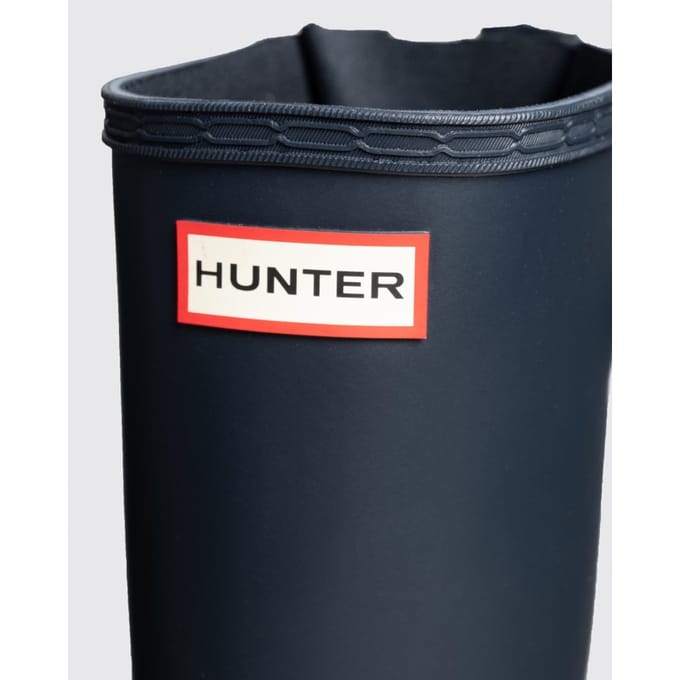 Hunter Hunter Original Regenlaarzen blauw Rubber