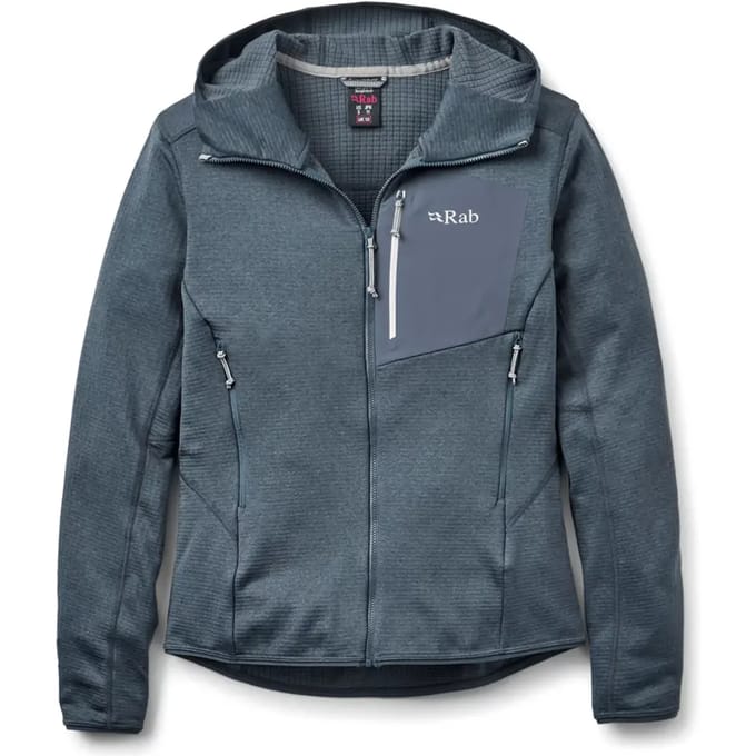 Dames fleece met capuchon Rab Ascendor