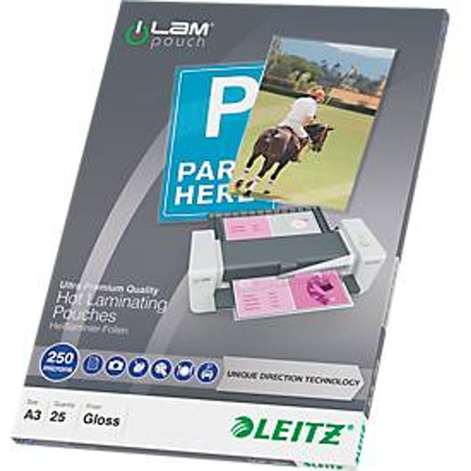 Leitz iLAM UDT warm lamineerhoezen A3, 250 micron, 25 hoezen