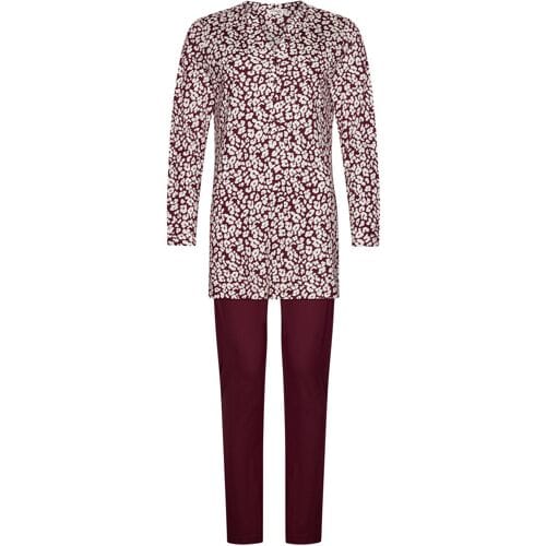 Pastunette Premium - Pyjama - Grace - Katoen/Modal - Bordeaux - Maat 38