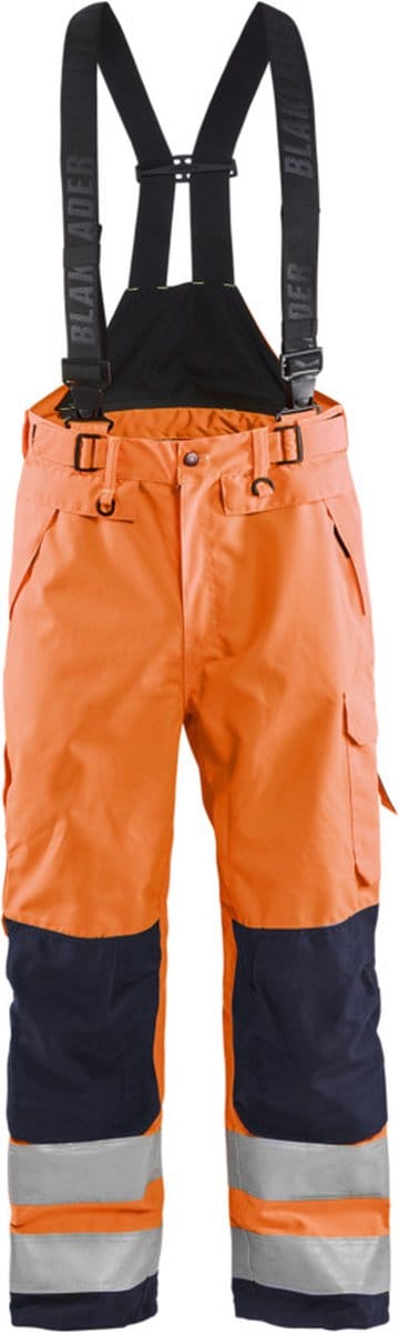 Blaklader Shell werkbroek High Vis 1867-1977 - High Vis Oranje/Marineblauw - D96