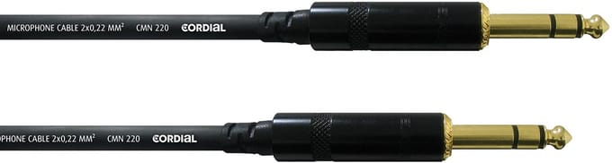 Cordial intro Stereojackkabel 9m Rean stekker CFM 9 VV - Stereo patch kabel