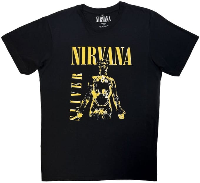 Nirvana - Sliver Heren Tshirt - S - Zwart