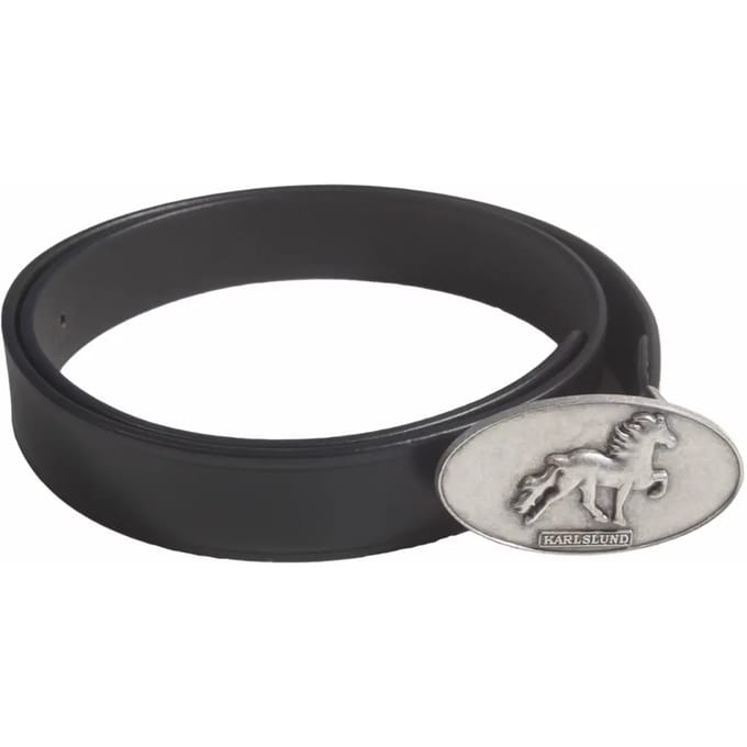 Leren riem met IJslands paardenmotief Karlslund