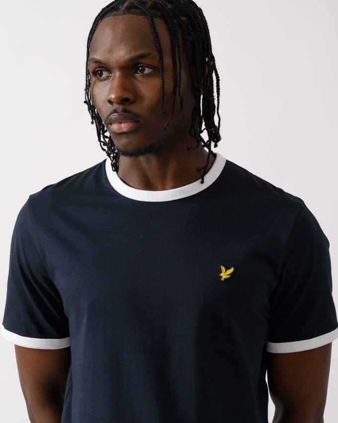 Lyle & Scott Ringer Shirt Heren - Maat L