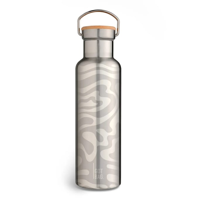 Got Bag Swril 600ml Thermosfles Zilver