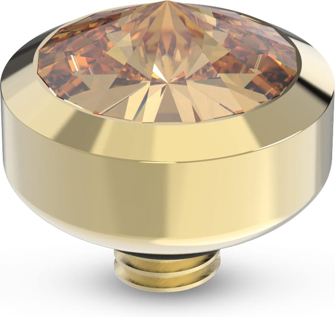 Melano Twisted Glossy Steentje Light Colorado Topaz Goud