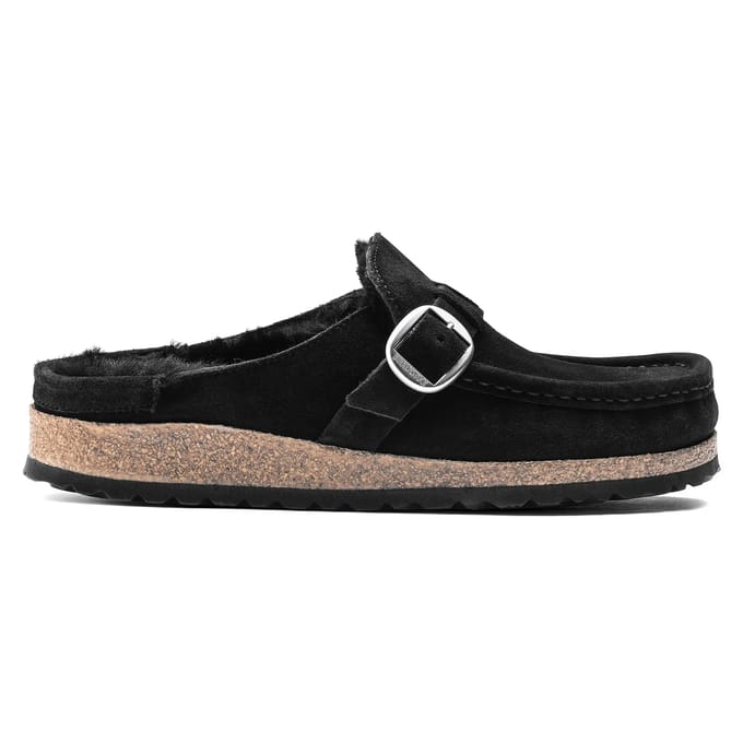 Damesklompen van suède leer Birkenstock Buckley