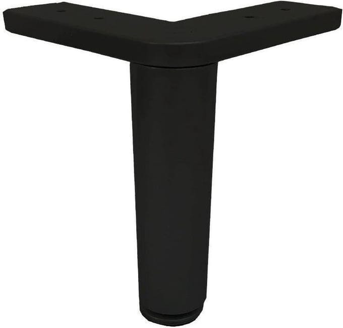 Hoek Meubelpoot - 15 cm - Zwart - Bankonderdeel