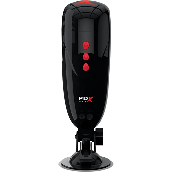 Pipedream PDX Elite Dirty Talk Starter Stroker Masturbator Oplaadbaar - beige