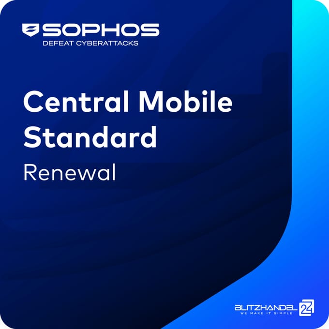 SOPHOS Central Mobile Standard - Renewal 1 Jaar 1 - 9 Gebruiker(s) Bedrijf