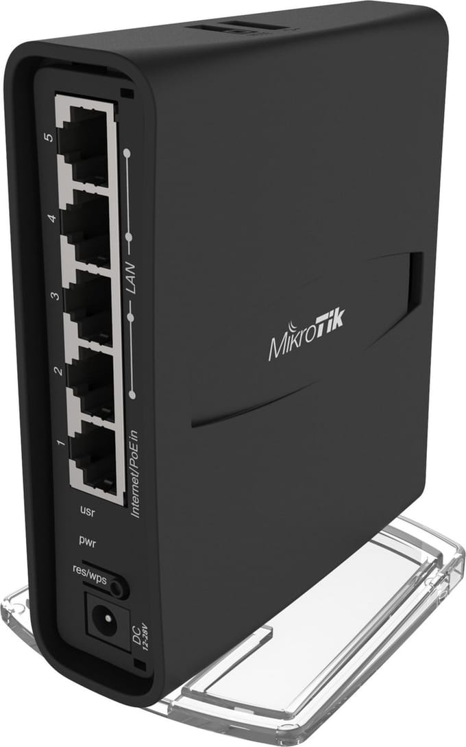 MikroTik hAP ac² / RBD52G-5HacD2HnD-TC - Wireless router Wi-Fi 5
