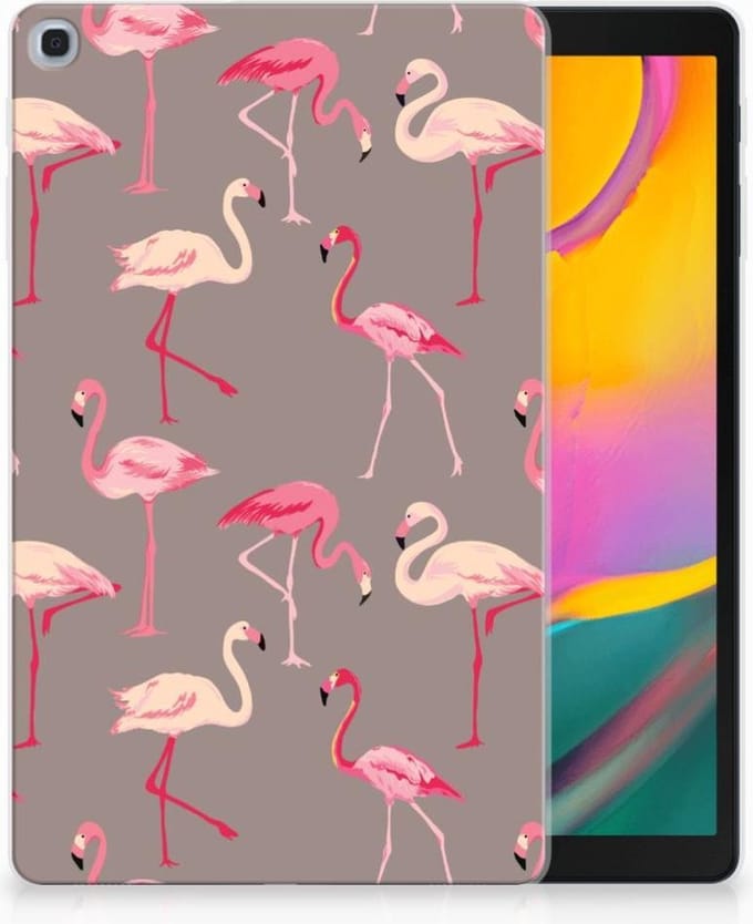 Back Cover voor Samsung Galaxy Tab A 10.1 (2019) Back Case Flamingo
