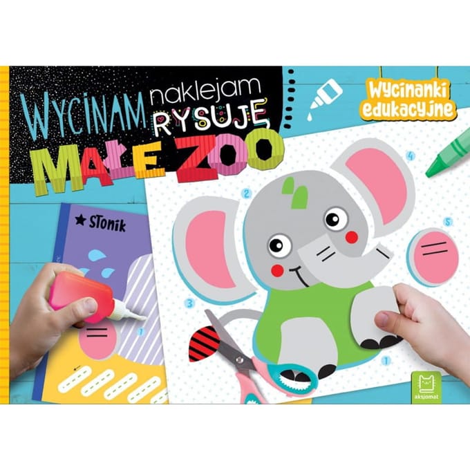Educatieve Uitknipsels - Ik Knip, Ik Plak, Ik Teken - Kleine Dierentuin