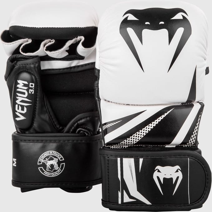 Venum Challenger 3.0 MMA Sparring Handschoenen WIT/ZWART - S