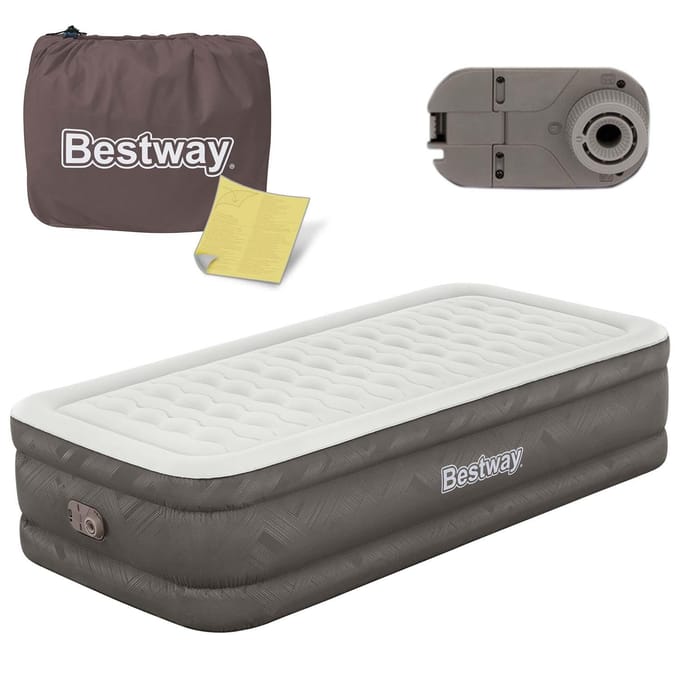 Bestway fortech tough guard luchtbed - 46 cm - twin