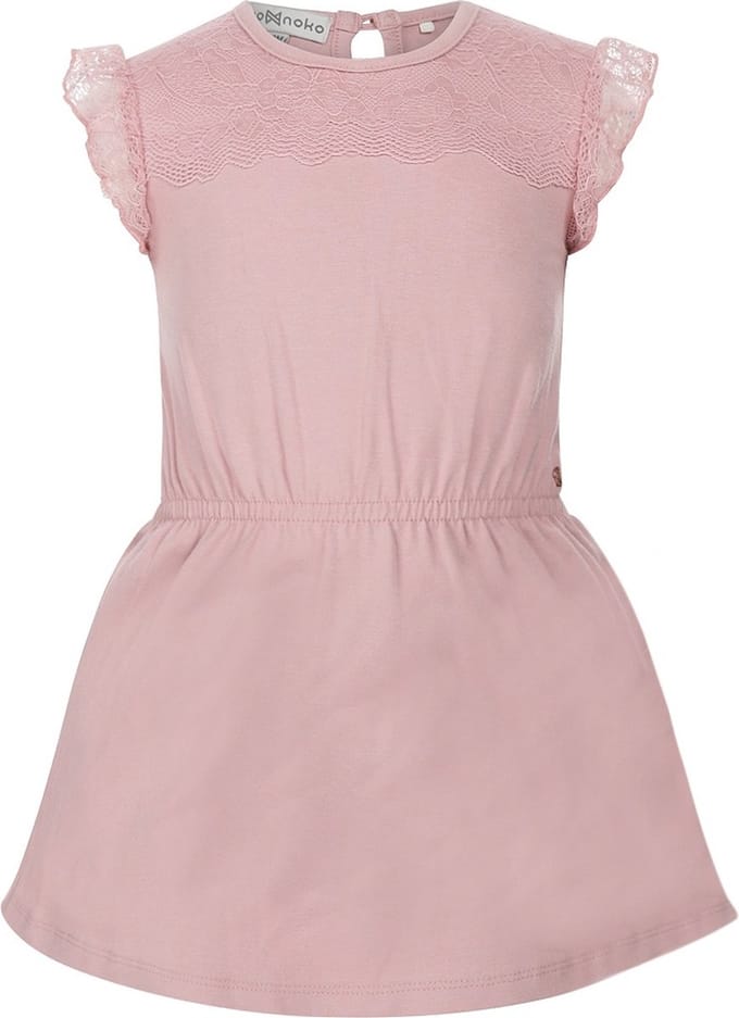Koko Noko Jurk Dusty Pink Maat : 140
