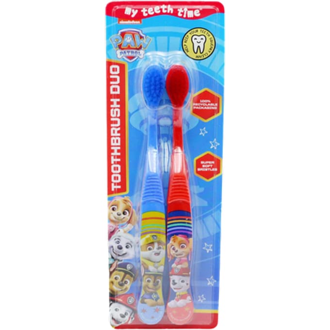 Paw Patrol - Kindertandenborstel Set - 2 Stuks - 4+ Jaar