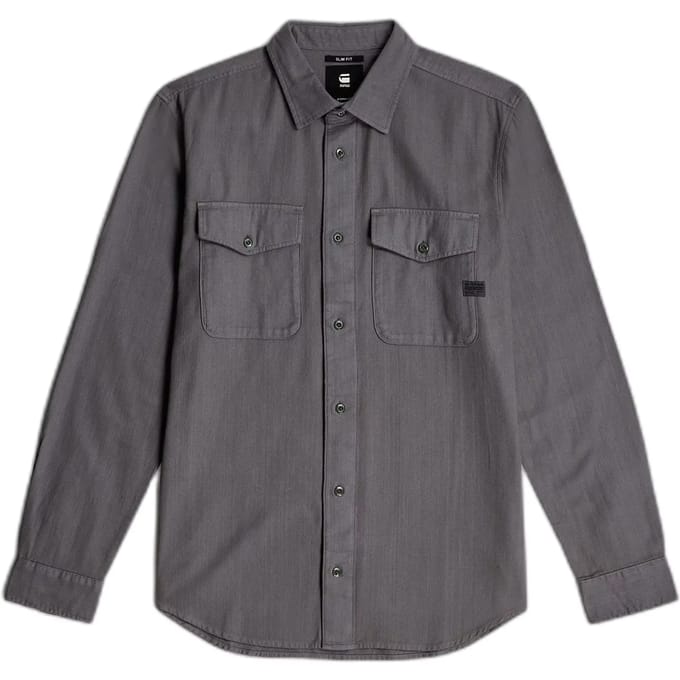 G-Star - Marine Slim Shirt l\s - Heren - Shirts
