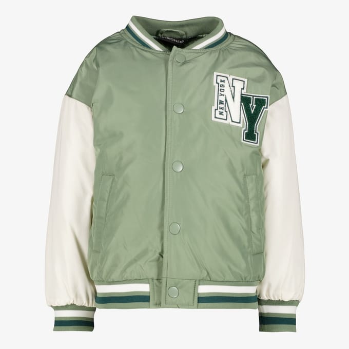 Unsigned jongens baseball zomerjas groen - Maat 92