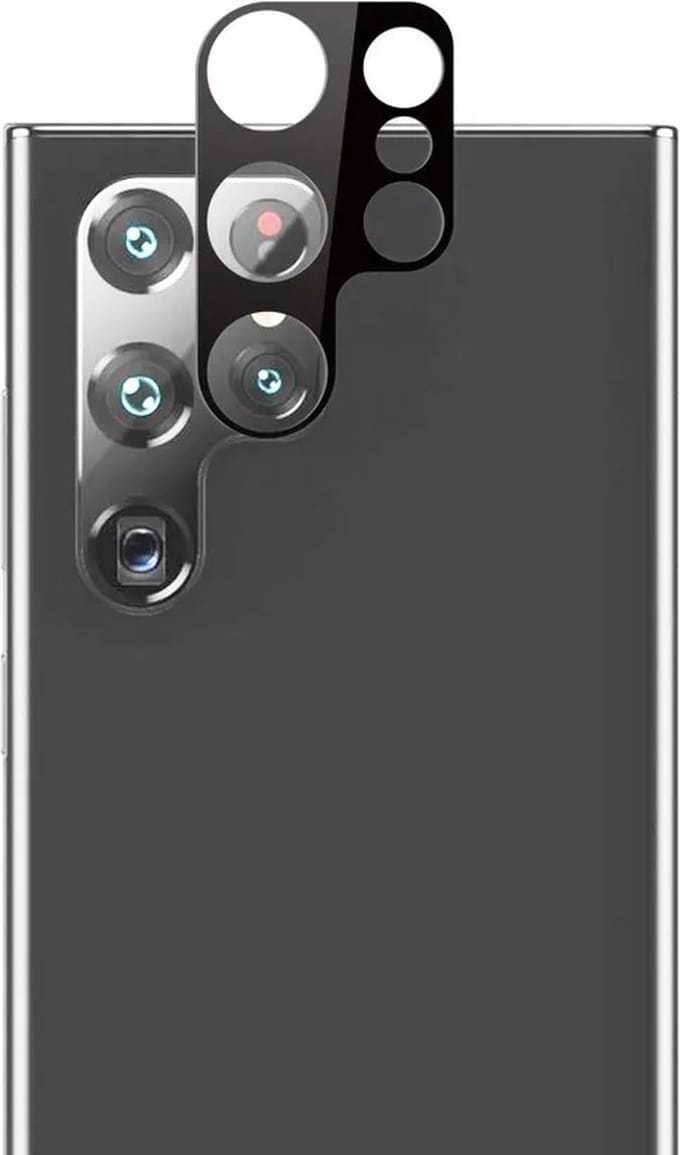 MoDo camera protector Geschikt voor Samsung Galaxy S23 Ultra - Camera screenprotector glas