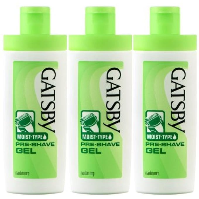 Gatsby Pre Shave Gel 140ml 3 Stuks FREE green