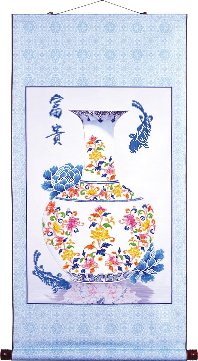 Diamond Dotz diamond painting - Oriental Blessing Prosperity groot pakket.