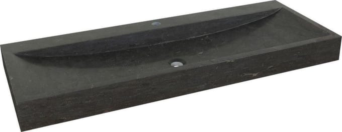 Chinees hardstenen wastafel BE-004 met 1 kraangat 10x45x120 cm
