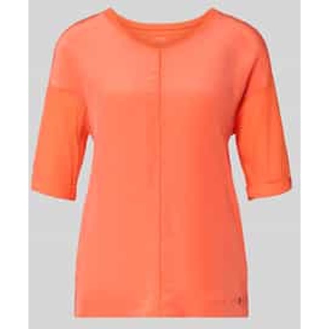 T-shirt met labeldetail
